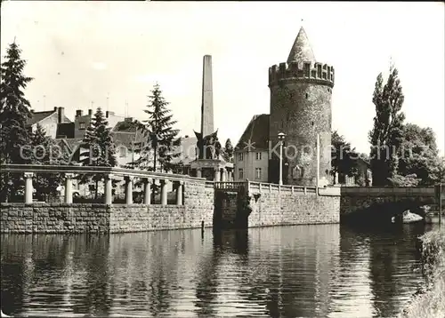 Brandenburg Havel Sowjetisches Ehrenmal und Steintor Kat. Brandenburg