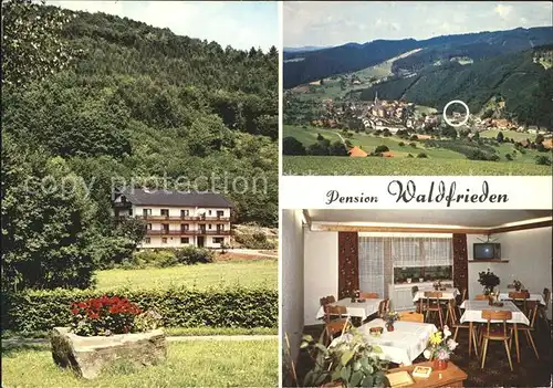Oberharmersbach Pension Waldfrieden Kat. Oberharmersbach