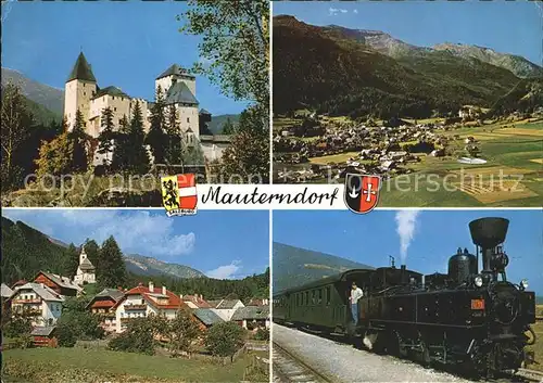 Mauterndorf Dampflokomotive Kat. Mauterndorf