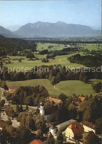 Bad Heilbrunn Pfarrkirche Sankt Killian Fliegeraufnahme Kat. Bad Heilbrunn