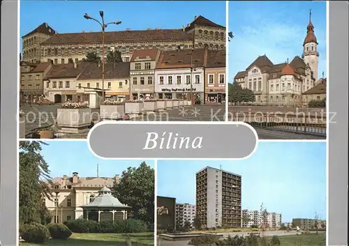 Bilina Bilin Tschechien mesto lazne udoli reky Biliny Puv  /  /