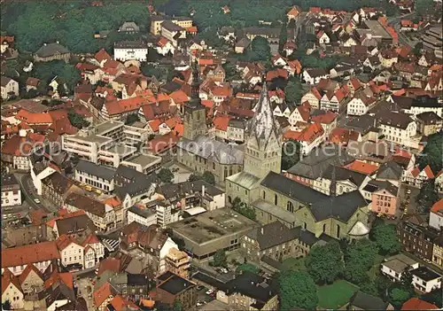 Soest Arnsberg Fliegeraufnahme St Patrokli Dom St Petri Kirche / Soest /Soest LKR