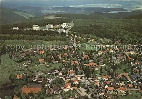 Hahnenklee Bockswiese Harz Fliegeraufnahme Kat. Goslar