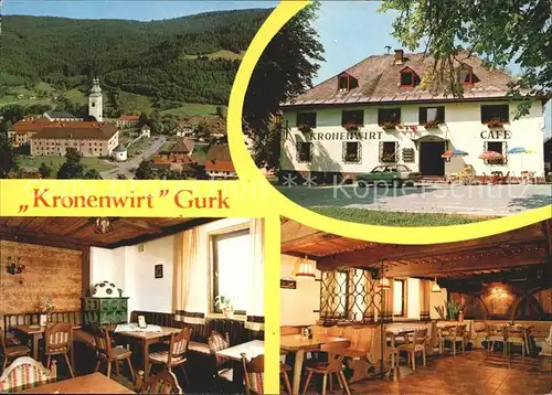 Gurk Gasthof Kronenwirt Kat. Gurk