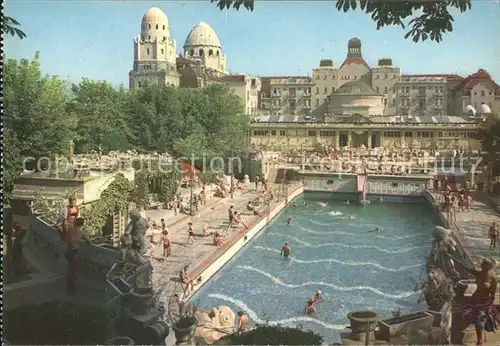 Budapest Gellert Wellenbad  Kat. Budapest