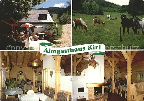 Bruck Mur Steiermark Almgasthaus Kirl Pferd Kat. Bruck an der Mur