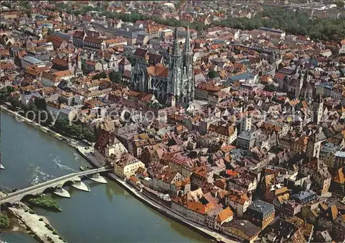 Regensburg Fliegeraufnahme Kat. Regensburg