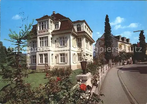 Badenweiler Kurpark Sanatorium Roseneck Kat. Badenweiler