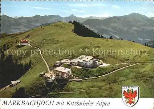 Wildschoenau Tirol Fliegeraufnahme Markbachjoch Kitzbueheler Alpen Grossen Retenstein Sesselbahn  / Kufstein /Tiroler Unterland