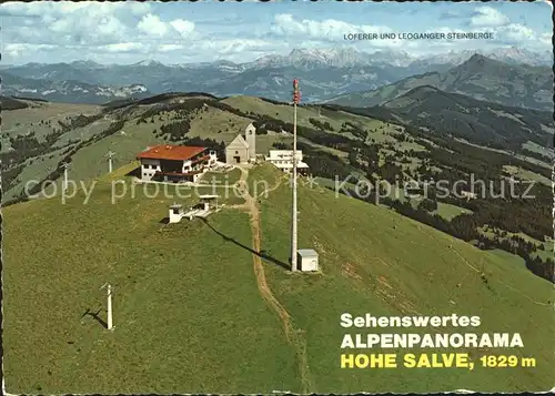 Westendorf Tirol Gipfelrestaurant Hohe Salve Hopfgarten Loferer Leoganger Steinberge Kat. Westendorf
