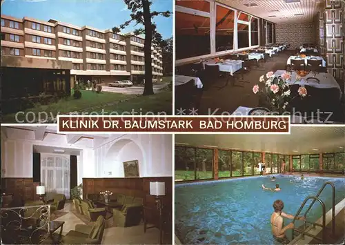 Bad Homburg Klinik Dr Baumstark  Kat. Bad Homburg v.d. Hoehe
