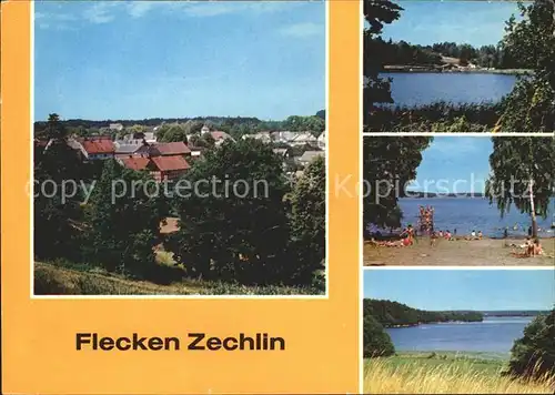 Flecken Zechlin Schwarzer See Grosse Zechliner See Kat. Rheinsberg