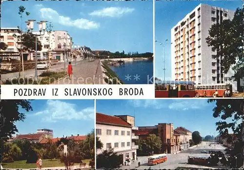 Slavonski Brod Teilansichten Autobus  Kat. Slavonski Brod