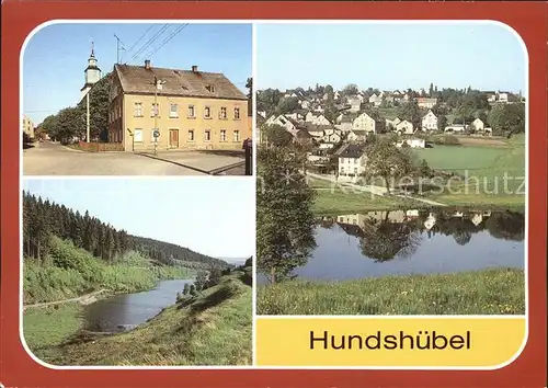 Hundshuebel Kirche Rohrbachtal Auslaeufer Talsperre  Kat. Stuetzengruen