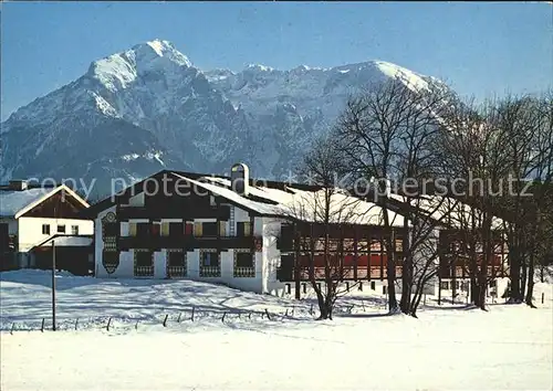 Loipl Rehabilitationsklinik Loipl Alpen Nationalpark mit Hohem Goell Kat. Bischofswiesen