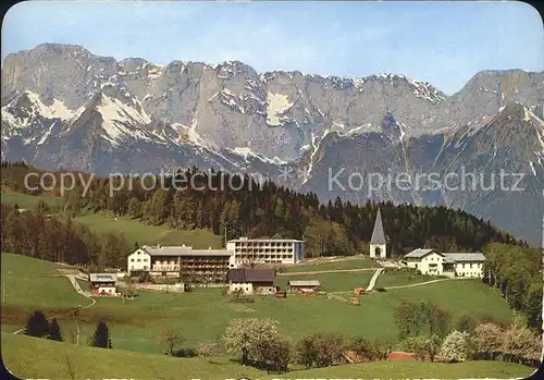 Hallein Kuranstalt und Erholungsheim St Josef am Duernberg Kat. Hallein