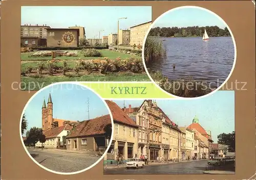 Kyritz Brandenburg Otto Grotewohl Str Am Untersee Marienkirche Platz des Friedens Kat. Kyritz