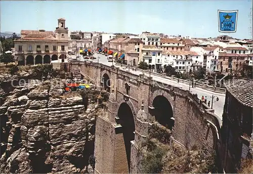 Ronda Andalucia Puente Nuevo y Plaza de Espana Kat. Ronda