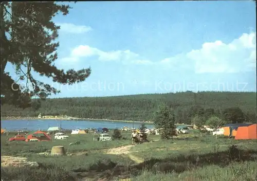 Ehrenfriedersdorf Erzgebirge Campingplatz am Greifenbach Stauweiher Kat. Ehrenfriedersdorf