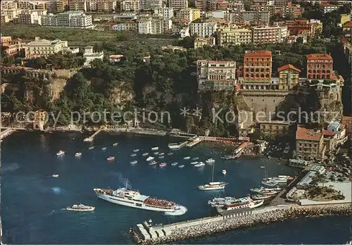 Sorrento Campania Il Porto Veduta aereo Kat. Sorrento