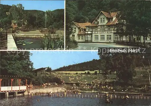 Altenbrak Harz Am Roandseck Treseburg FDGB Erholungsheim Luppbode Waldbergbad Kat. Altenbrak