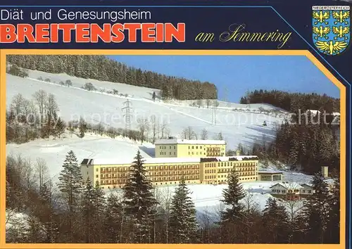 Breitenstein Niederoesterreich Diaet und Genesungsheim der oesterr Eisenbahnen Kat. Breitenstein Semmering