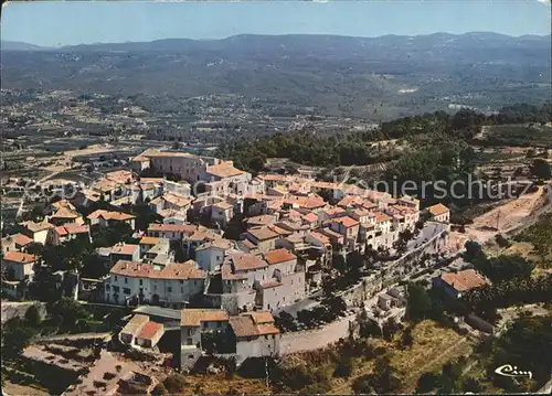 Le Castellet Var Vue aerienne Le Vieux Village du Castellet Kat. Le Castellet