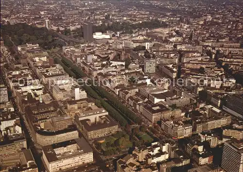 Duesseldorf Stadtzentrum Fliegeraufnahme Kat. Duesseldorf