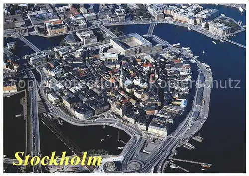 Stockholm Fliegeraufnahme Kat. Stockholm