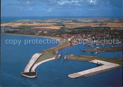 Buesum Nordseebad Fliegeraufnahme Kat. Buesum