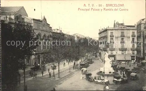 Barcelona Cataluna Principal Palace Rambla del Centro Kat. Barcelona