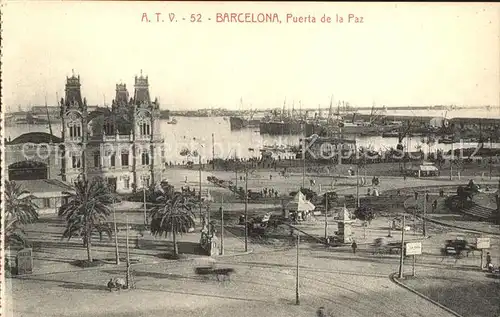 Barcelona Cataluna Puerta de la Paz Kat. Barcelona