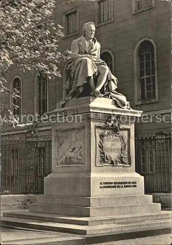 Berlin Denkmal Alexander Humboldts Kat. Berlin