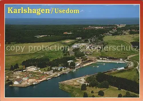 Karlshagen Fliegeraufnahme Kat. Karlshagen Usedom