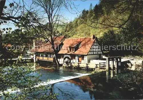 Blaubeuren Hammerschmiede Blautopf Kat. Blaubeuren