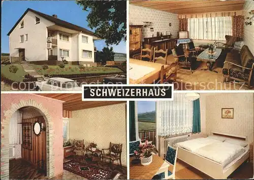 Bad Salzschlirf Gasthof Pension Schweizerhaus  Kat. Bad Salzschlirf