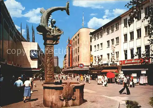 Duisburg Ruhr Muenzstrasse Brunnen Kat. Duisburg