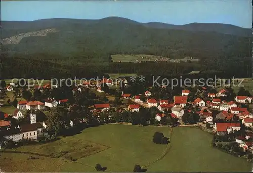 St Oswald Riedlhuette Nationalpark Bayerischer Wald Fliegeraufnahme Kat. Sankt Oswald Riedlhuette