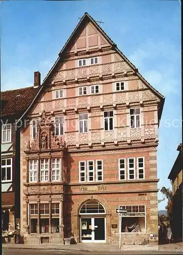 Hameln Dempterhaus Historisches Gebaeude Rattenfaengerstadt Kat. Hameln