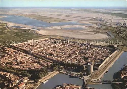 Aigues Mortes Gard Vue aerienne Kat. Aigues Mortes