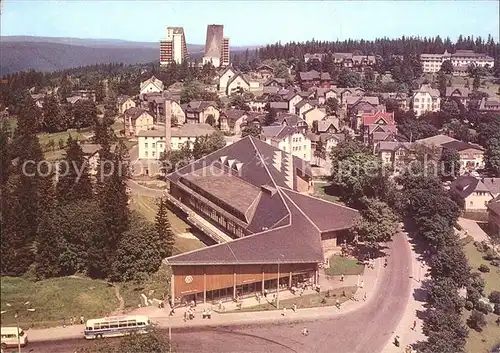 Oberhof Thueringen Blick vom FDGB Erholungsheim Rennsteig Kat. Oberhof Thueringen