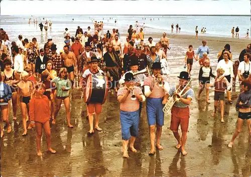 Duhnen Nordsee Wattenpolonaise nach der Prieltaufe