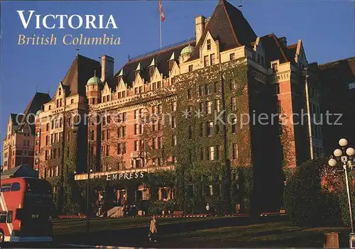 Victoria British Columbia Empress Hotel at Victorias Inner Harbour Kat. Victoria