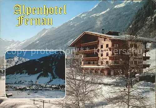 Neustift Stubaital Tirol Alpenhotel Fernau Winterpanorama Alpen Kat. Neustift im Stubaital