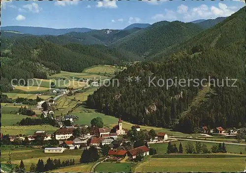 Rohr Gebirge Panorama gegen Rohrer Sattel Fliegeraufnahme Kat. Rohr im Gebirge