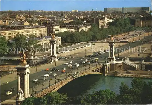 Paris Pont Alexandre III Esplanade des Invalides Kat. Paris