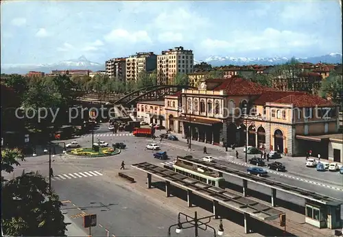 Torino Stazione di Porta Susa Bahnhof Alpenkette Kat. Torino