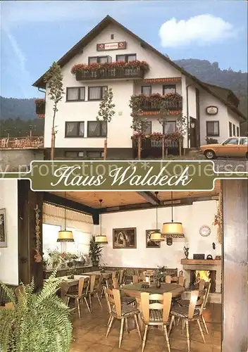 Rumbach Rheinland Pfalz Cafe Pension Haus Waldeck Kat. Rumbach