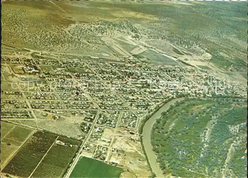 Bourke Curve of Darling River aerial view Kat. Bourke