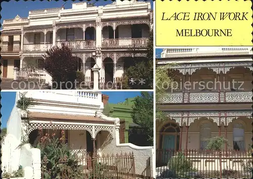 Melbourne Victoria Lace Iron Work Terrace House / Melbourne /